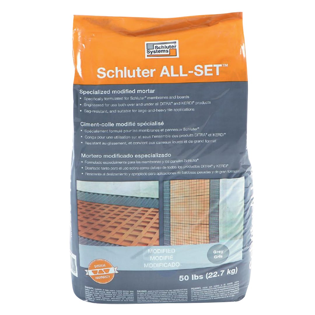 ALL-SET Specialized Modified Thinset Mortar, 50 lbs, Grey