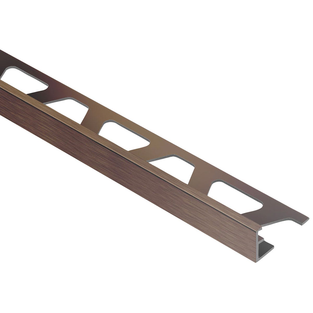 SCHIENE Finish Molding for Ceramic Profile, 3/8 in. x 78.74 in., Brushed Antique Bronze ABGB