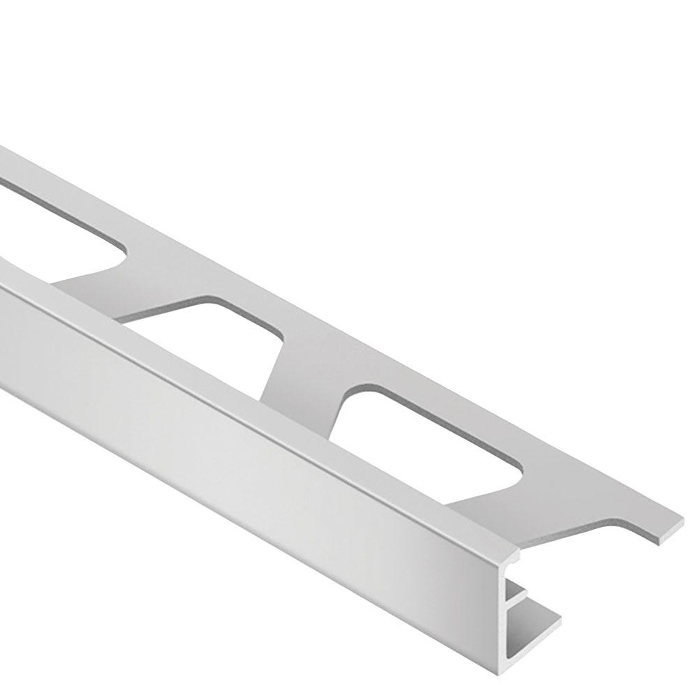 SCHIENE Finish Molding for Ceramic Profile, 1/2 in. x 78.74 in., Satin Aluminum AE