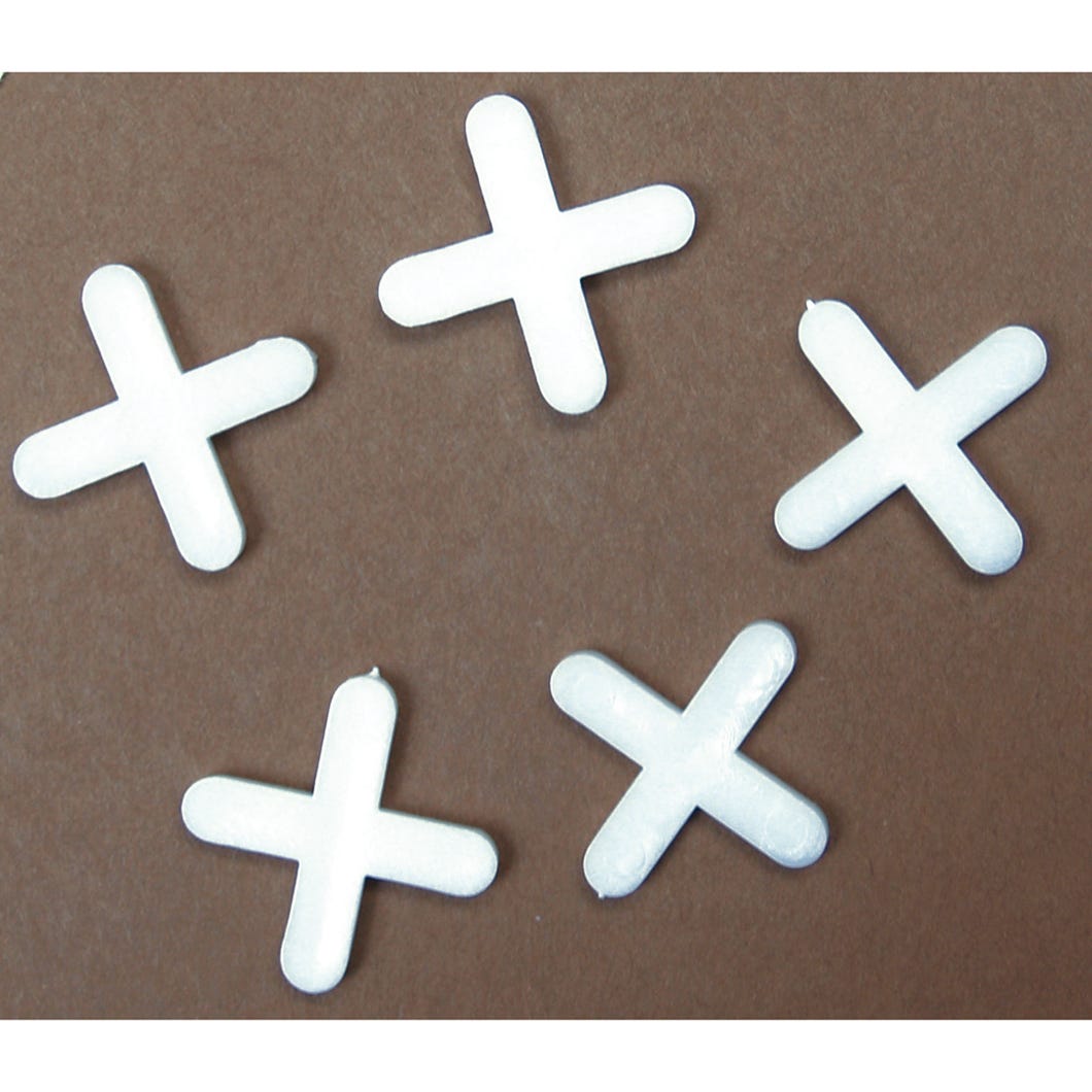 Plastic Floor Tile Spacers, 3/16 in., 200/ Pack