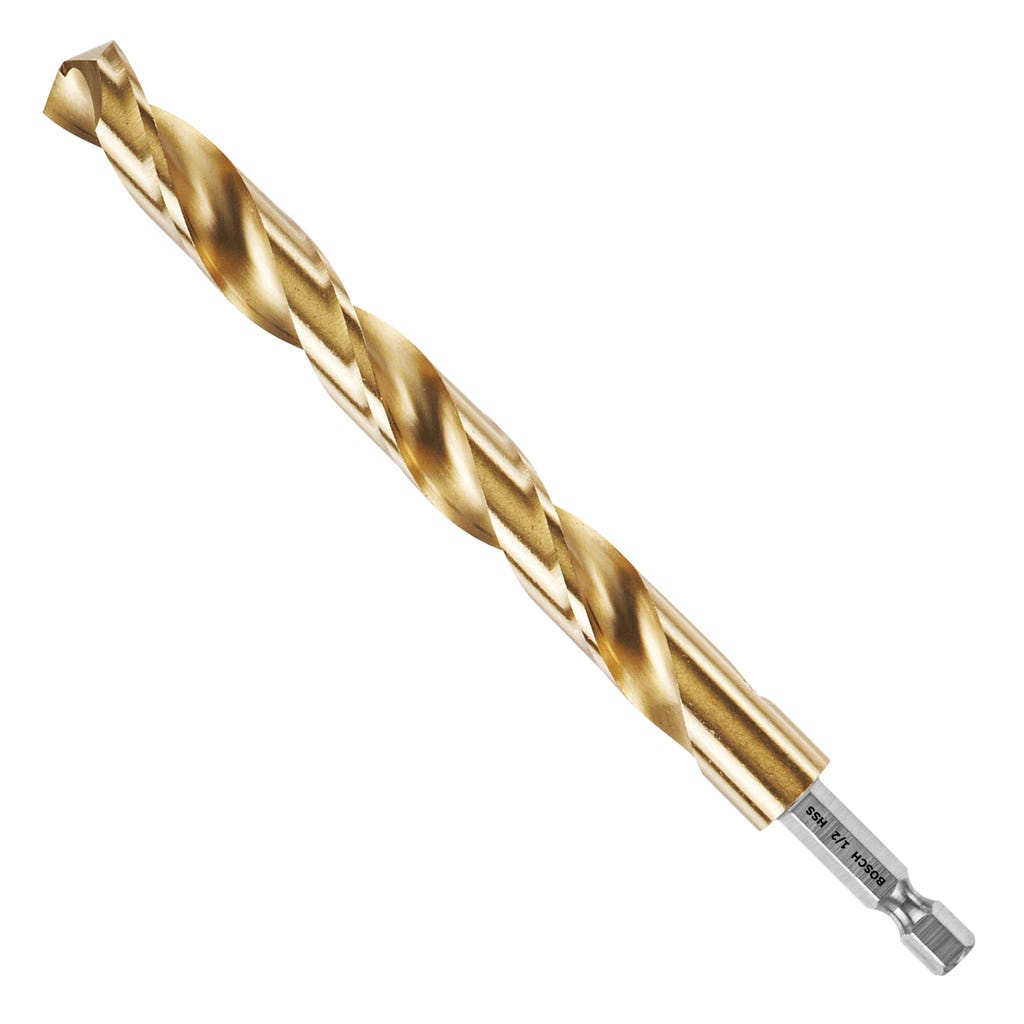 Titanium Drill Bit, 1/2-in.