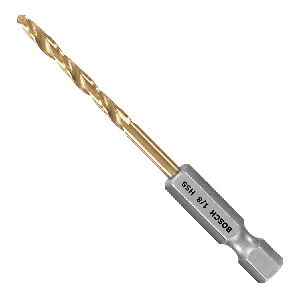 Titanium Drill Bit, 1/8-in.