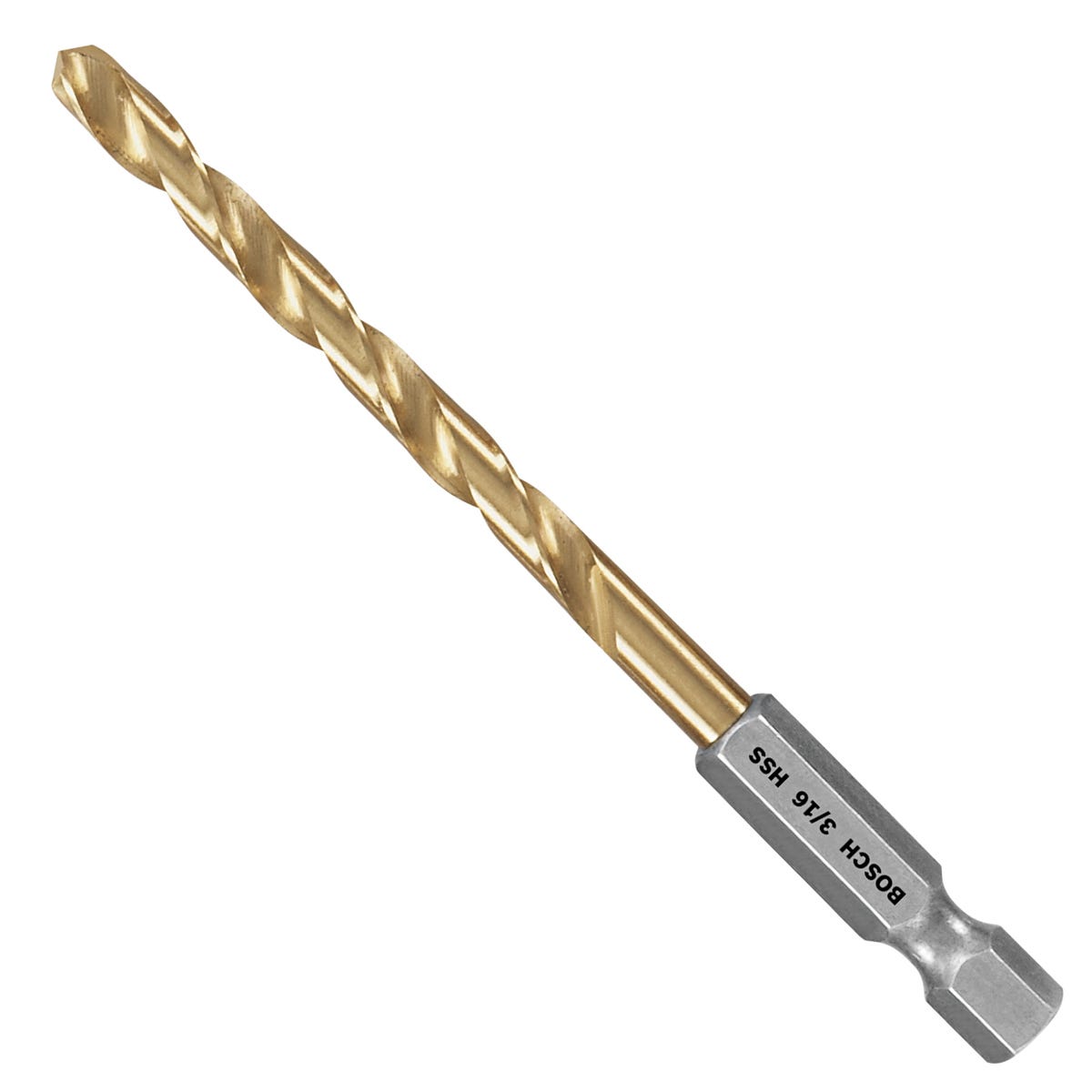 Titanium Drill Bit, 3/16-in.