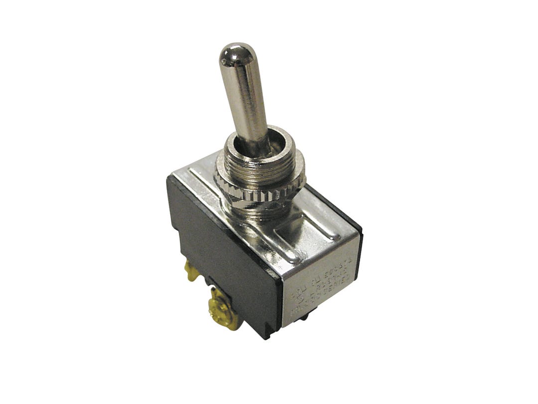 Toggle Switch Single Pole Single Throw, On/Off