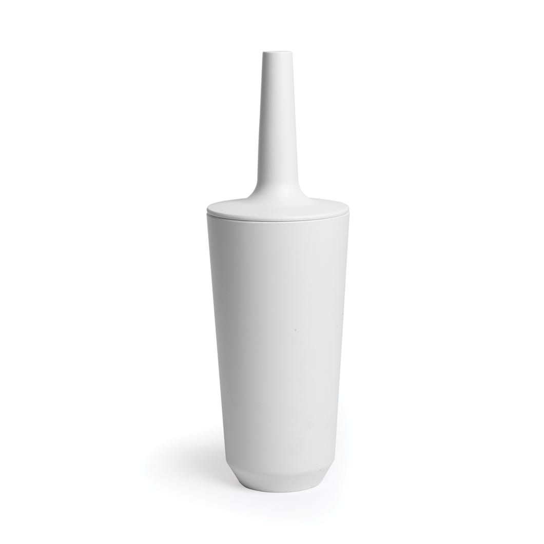 Corsa Toilet Brush, White, Melamine