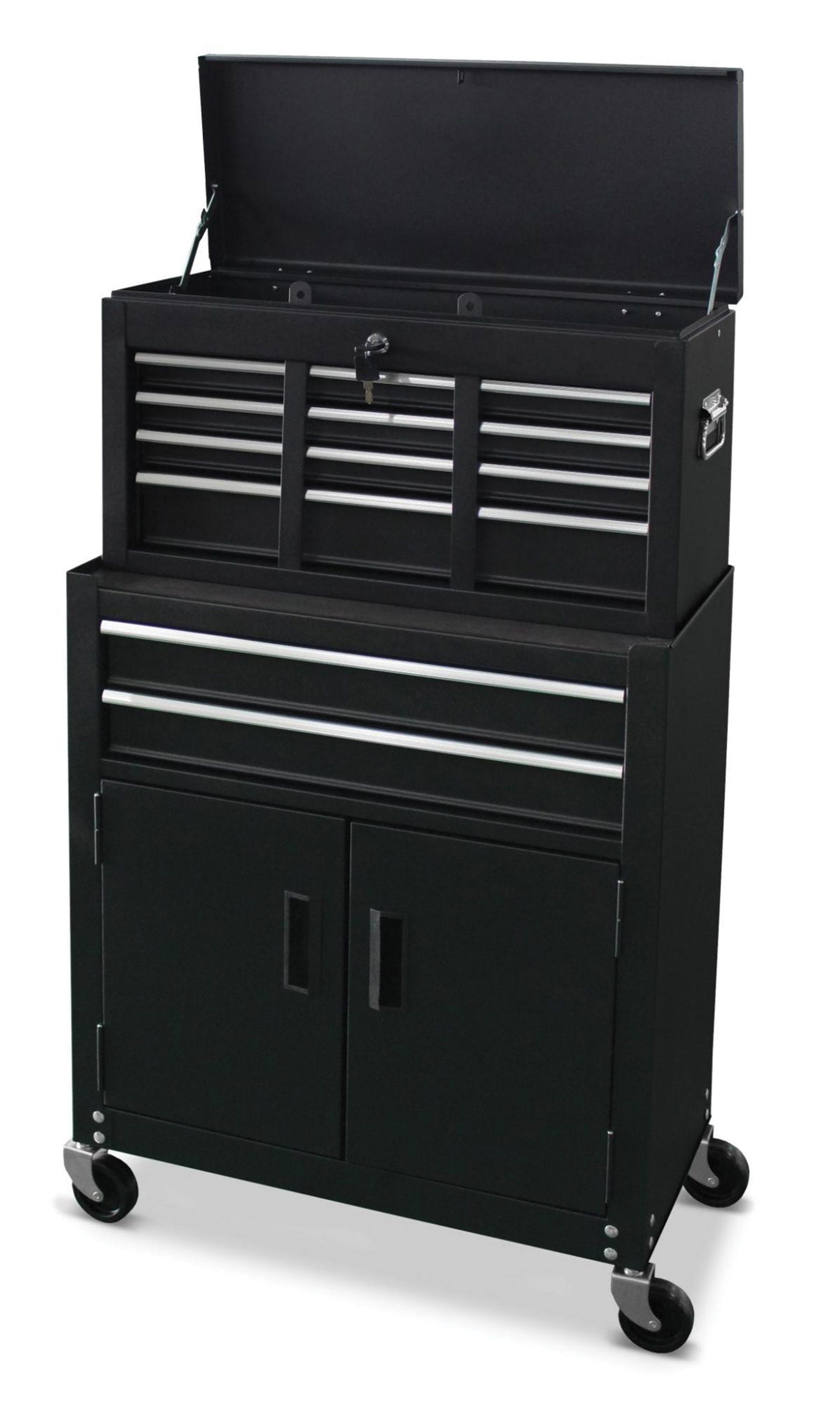 Tool chest and cabinet 24 in. - 6 drawer with chest 2 drawer and 2 door