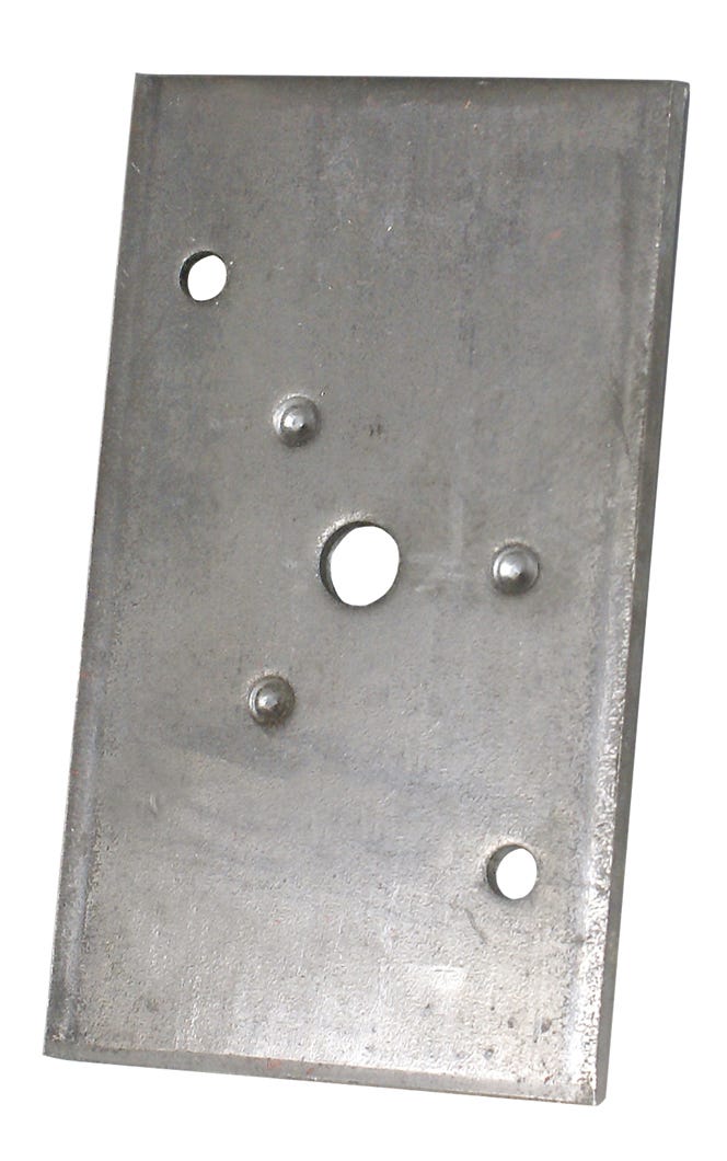 Top Plate for Jackpost, 3 1/2-in. X 6-in.