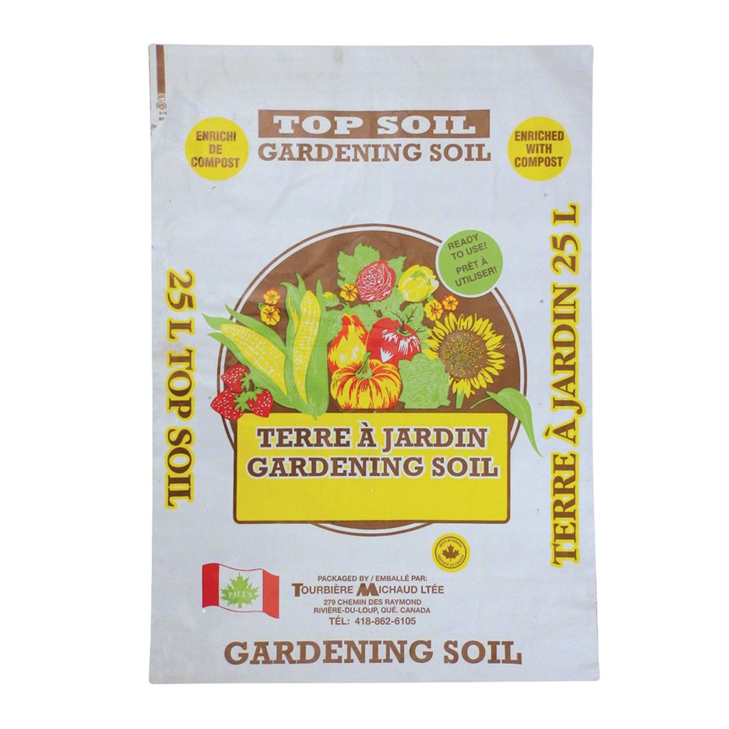 Terre à jardin enrichie de compost, 25 L