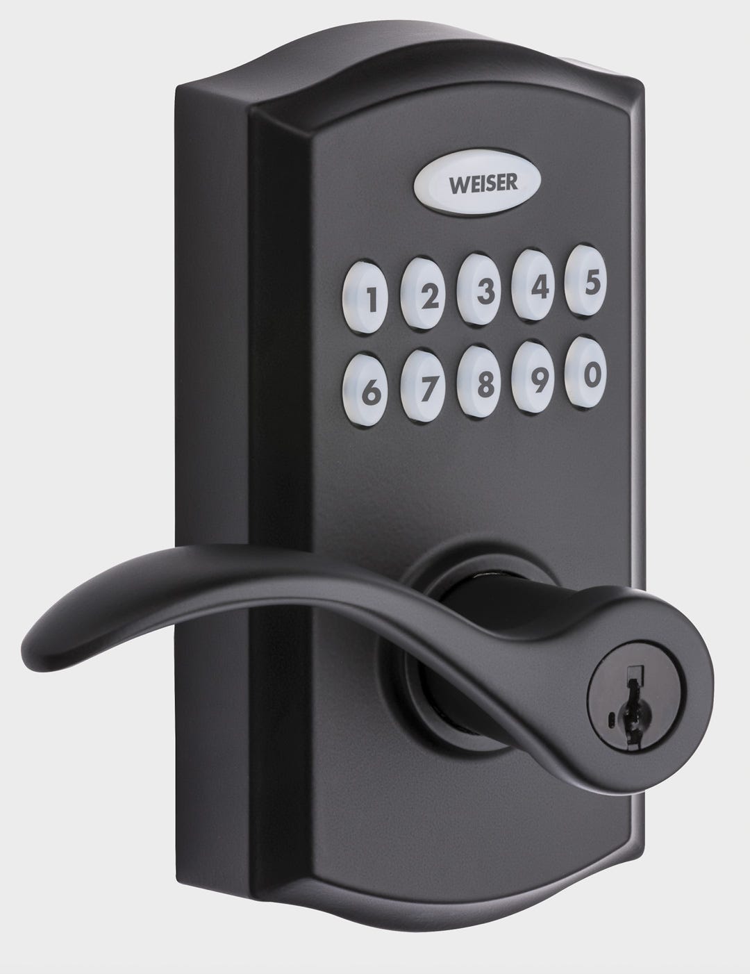 SMARTCODE10 Touchpad Electronic Deadbolt Lock with Lever