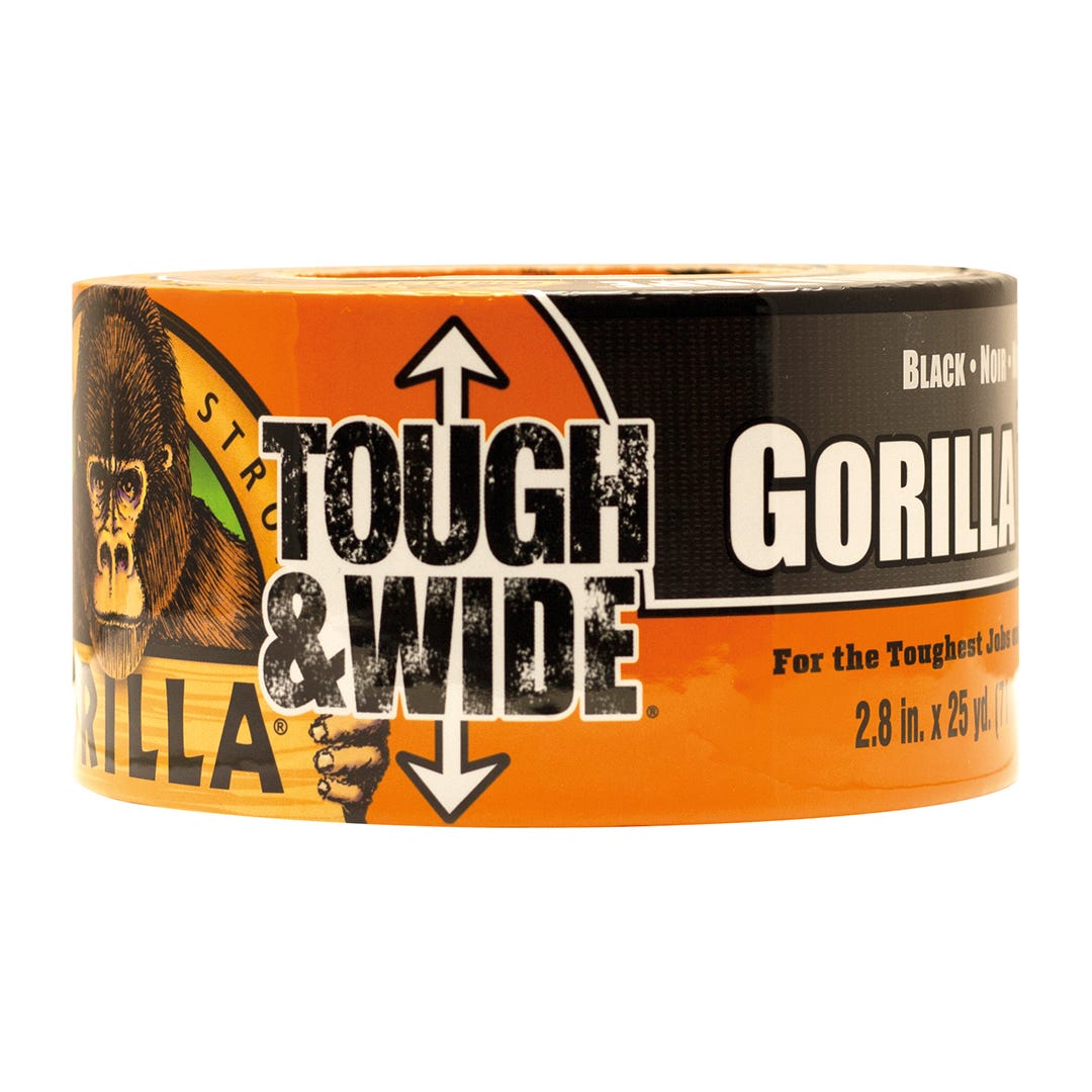 Tough and wide adhesive tape
