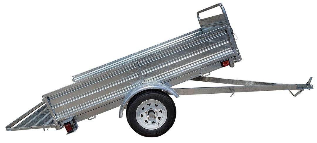 Multi-Utility Trailer, 4.5 ft. x 7.5 ft., Galvanized Steel