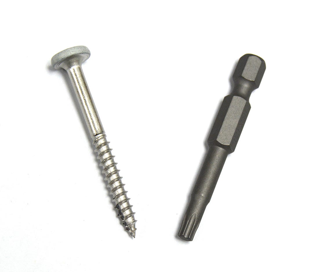 Trex Fascia Screws Foggy Wharf 1-7/8-in., 100/Pack