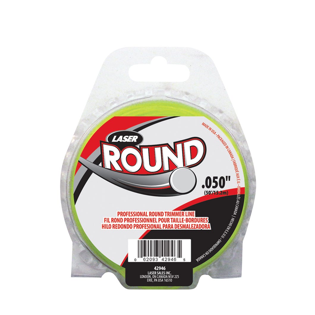 Laser Nylon Gas/Electric Trimmer Line, Green, 0.050-in. X 50-ft.