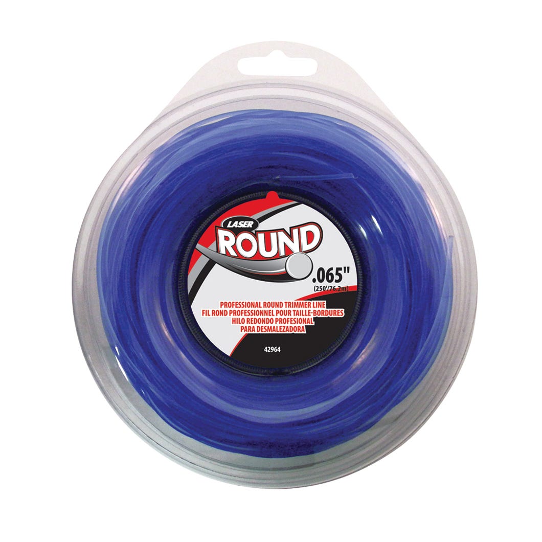 Laser Nylon Gas/Electric Trimmer Line, Blue, 0.065-in. X 250-ft.