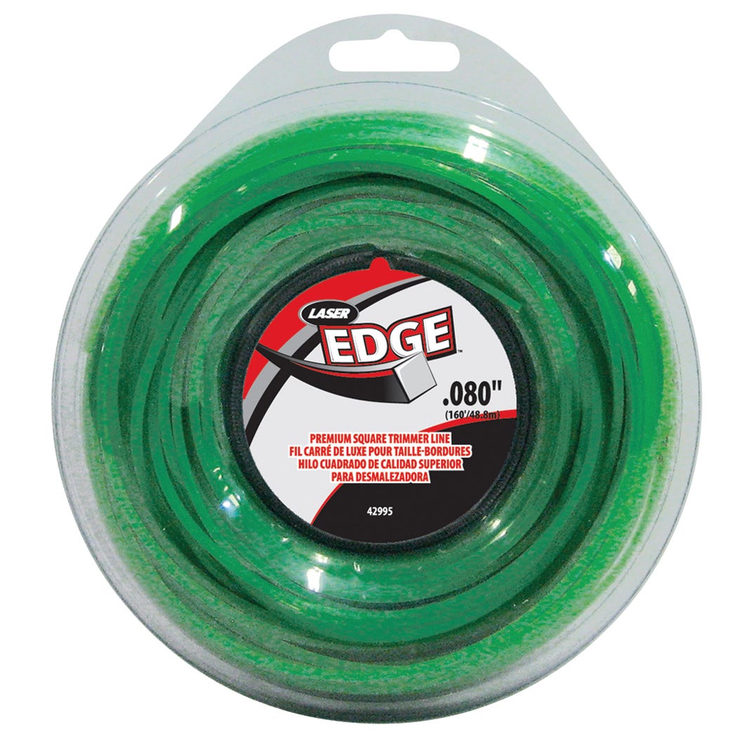 Laser Square Universal Trimmer Line, Green, 0.080-in. X 160-ft.