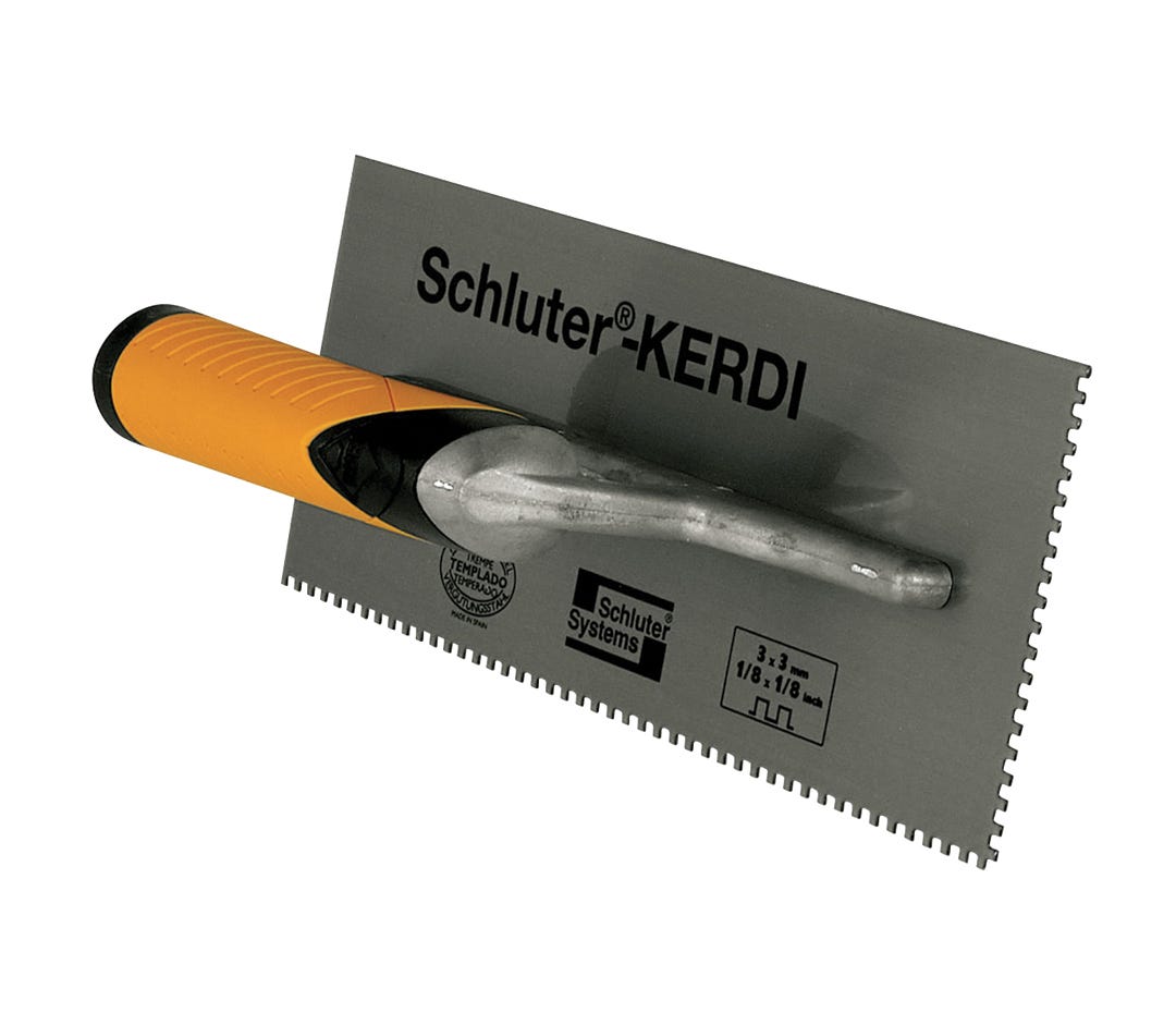 DITRA Square-Notched Trowel, 1/8 in.