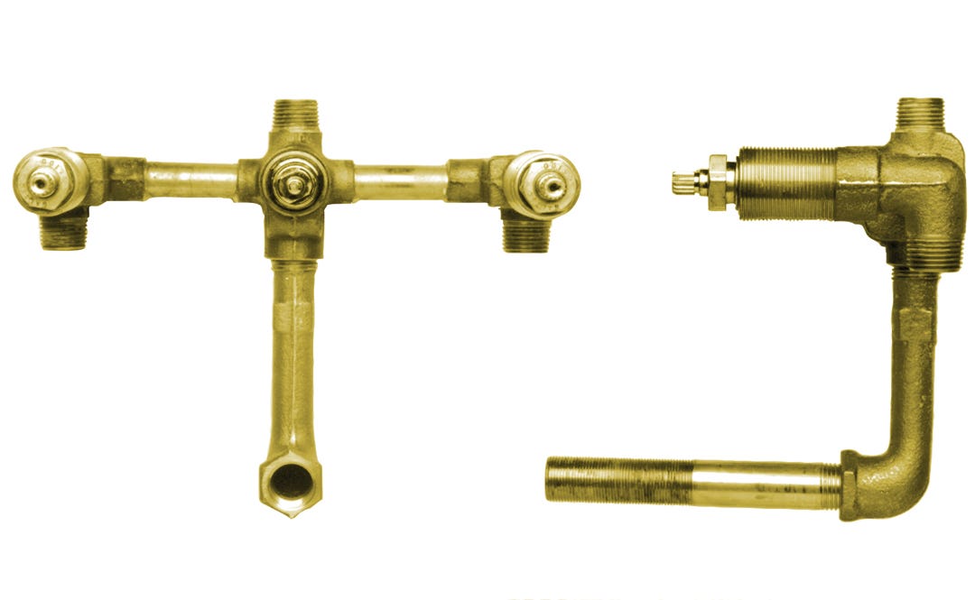 Tub & Shower Faucet Rough-In for Tub & Shower Faucet 0411821, 3 Handles