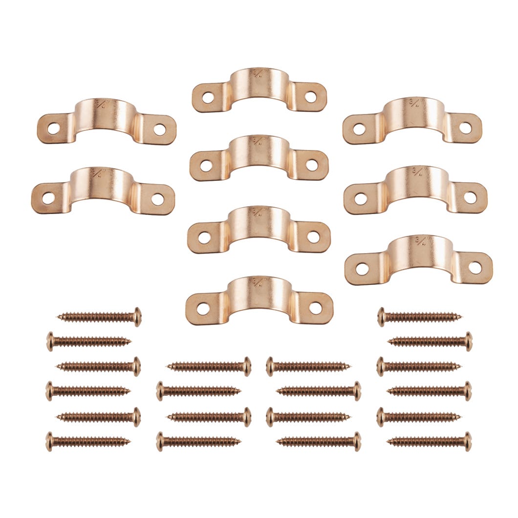 Tube straps for pipes