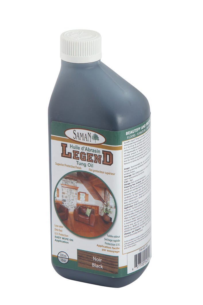 Tung Oil Black, 500 ml