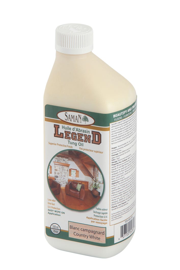 Tung Oil Country White, 500 ml