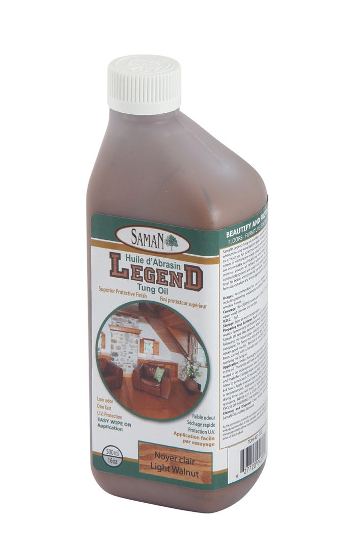 Tung Oil Light Walnut, 500 ml