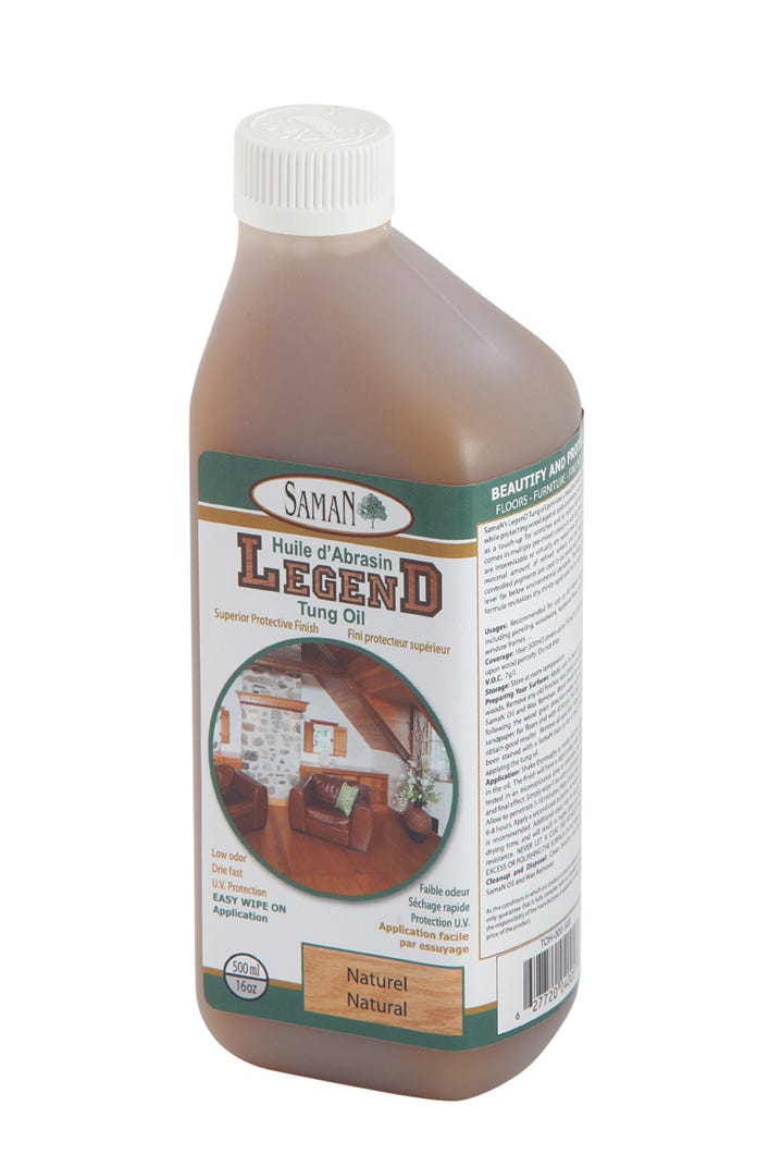Tung Oil Natural, 500 ml