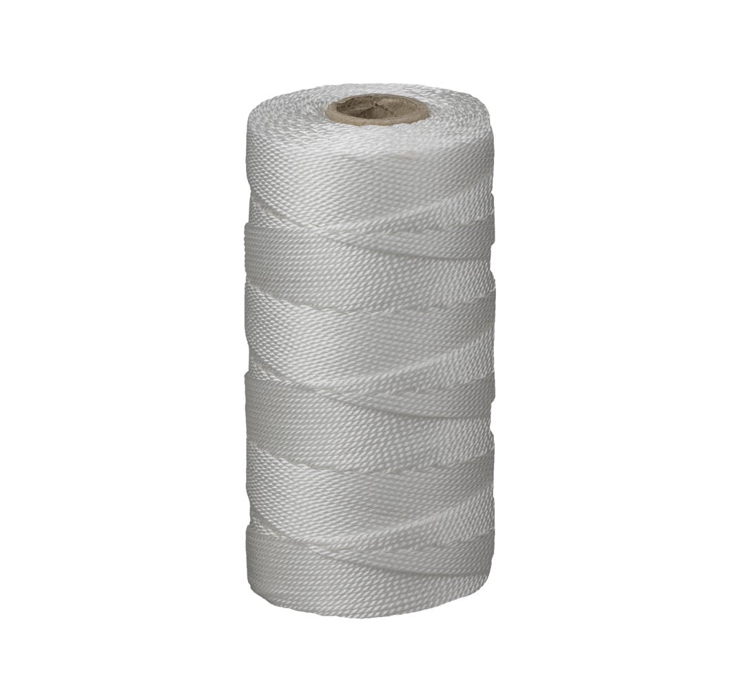Twine Nylon Twisted for Mason, White, #18 X 250-ft.