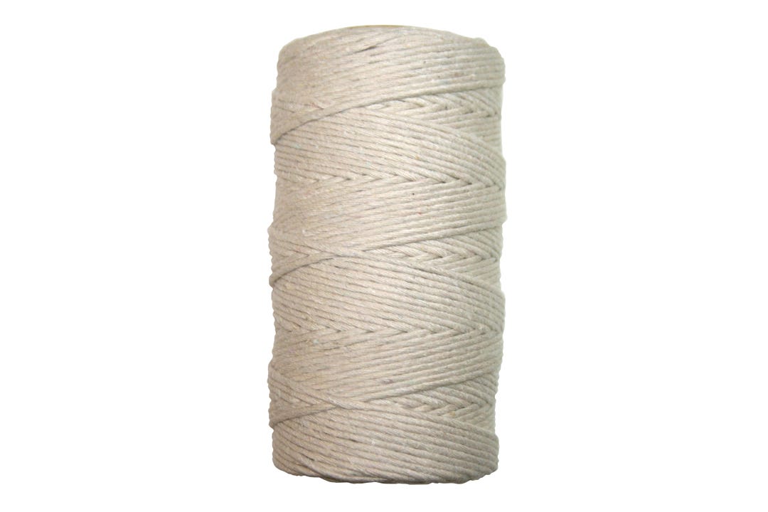 Twine Twisted Cotton, for Kitchen, Large, White, 200 ft.