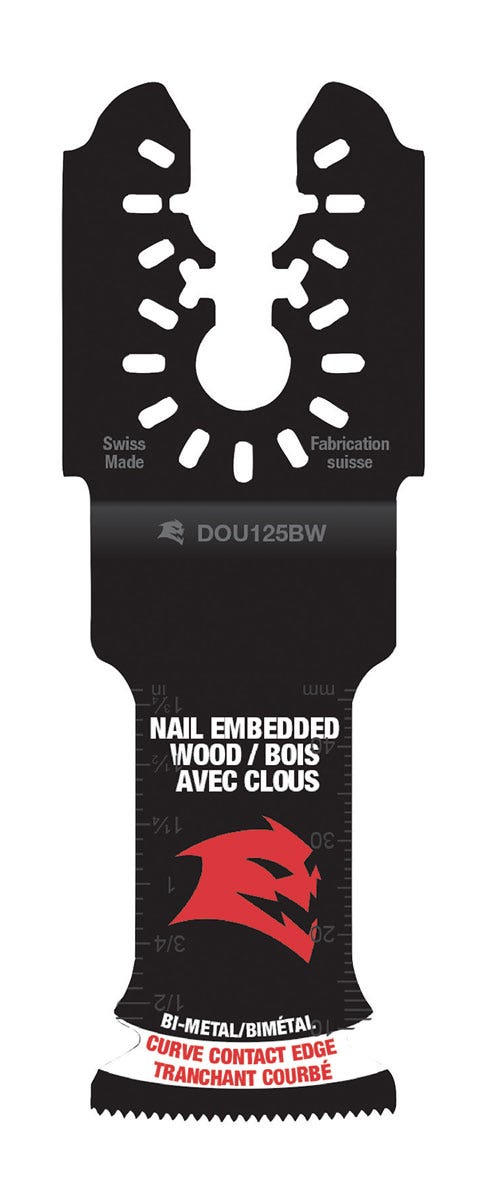 U 1-1/4 Bim Nail-Emb Wood Omt 3.75-in. X 6.5-in. X 0.5-in., Black & Red