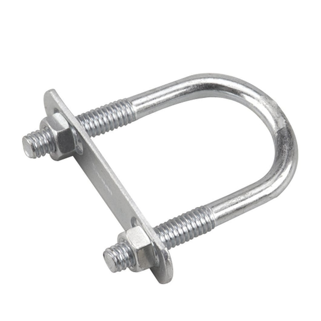 U-Bolt with Plate & Nuts, 5/16-in. X 2 1/2-in. X 1 3/8-in.