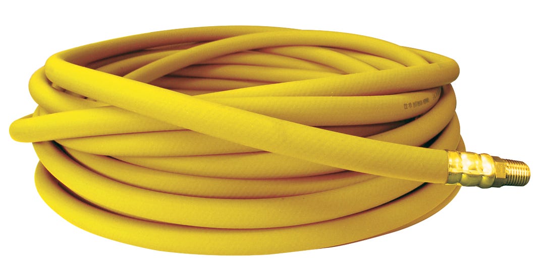 Ultra Flexible Technopolymer Air Hose with Fittings, Male Npt
