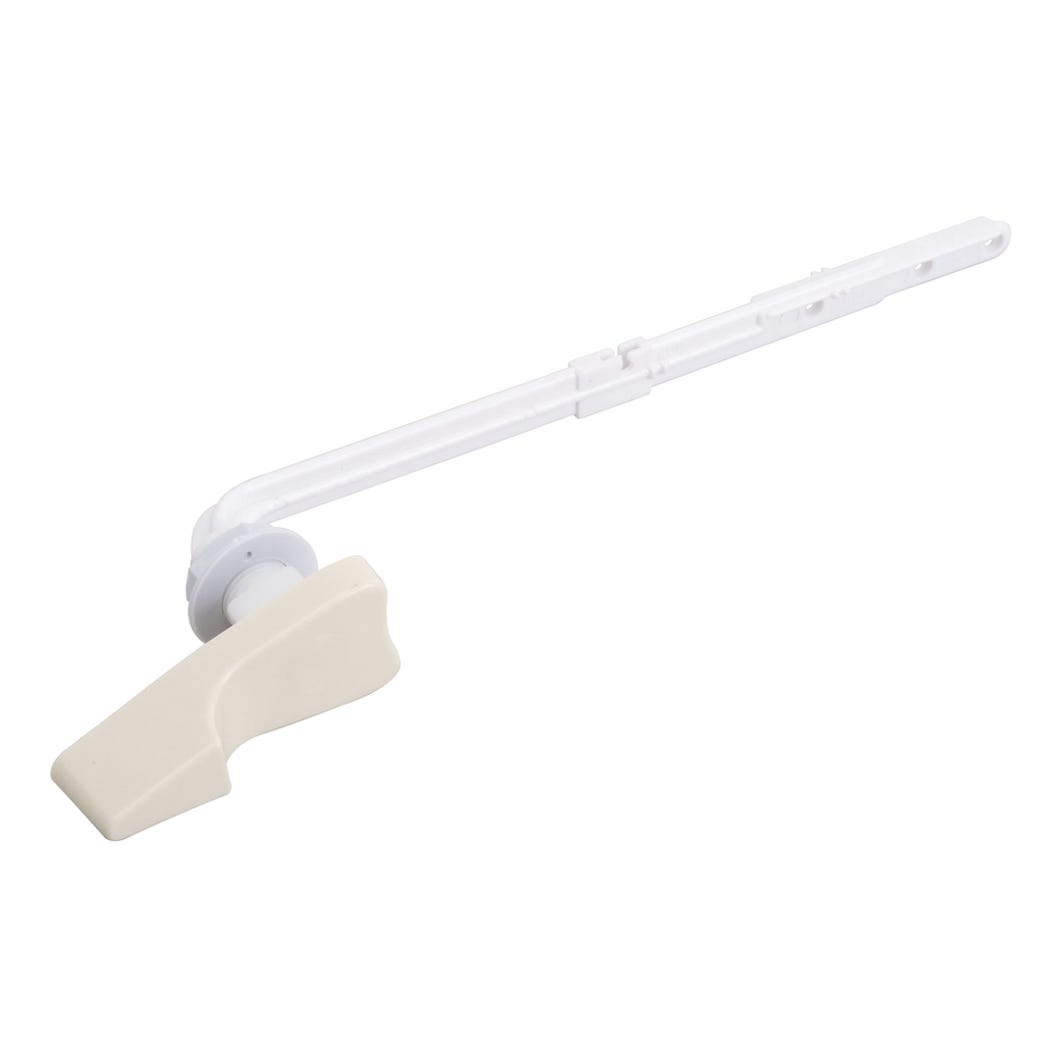 Universal long arm tank lever for toilet
