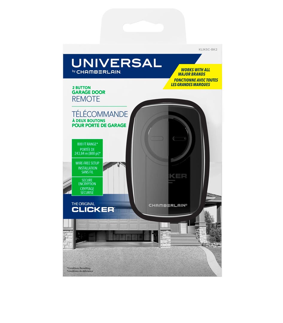 Universal remote controls whit two button