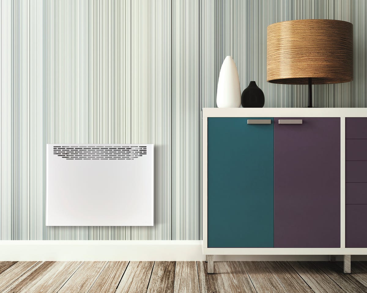 UNIWATT Convector Without Thermostat, 22 7/8 in., 1000W, White