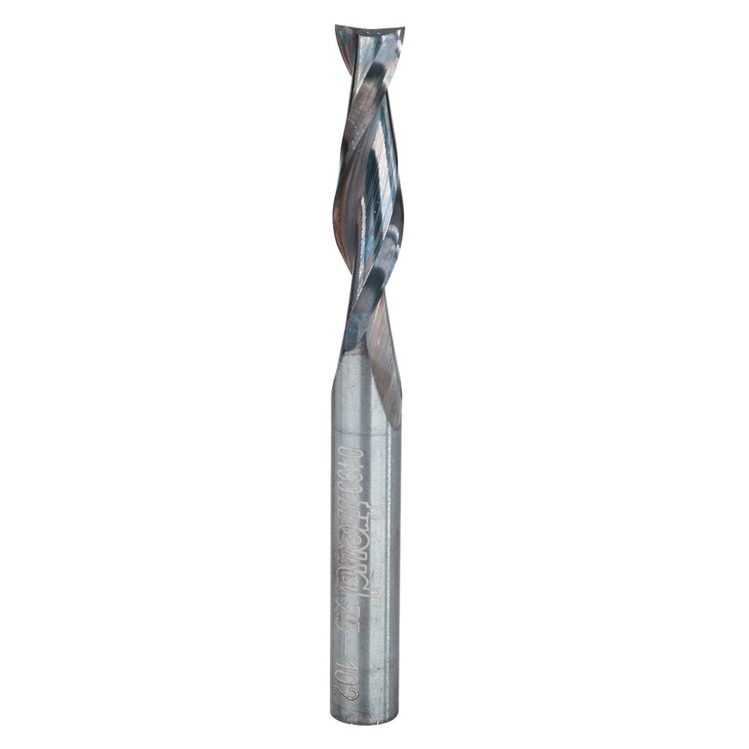 Up spiral router bit