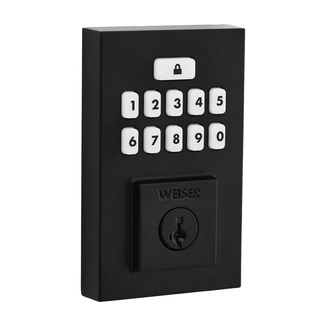 SMARTCODE Electronic Lock, Matte Black