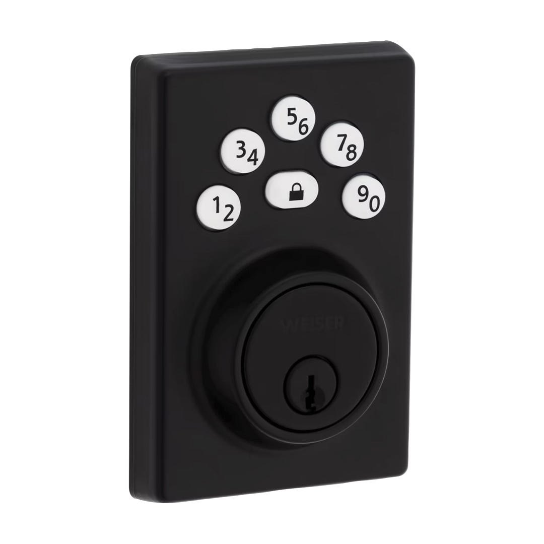 CONTEMPORARY ELEMENT Electronic Lock, Matte Black