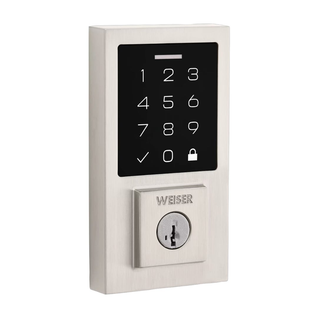 SMARTCODE Touchscreen Electronic Lock, Satin Nickel