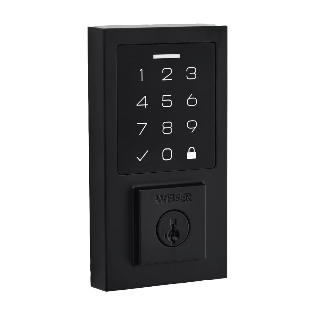 SMARTCODE Touchscreen Electronic Lock, Matte Black