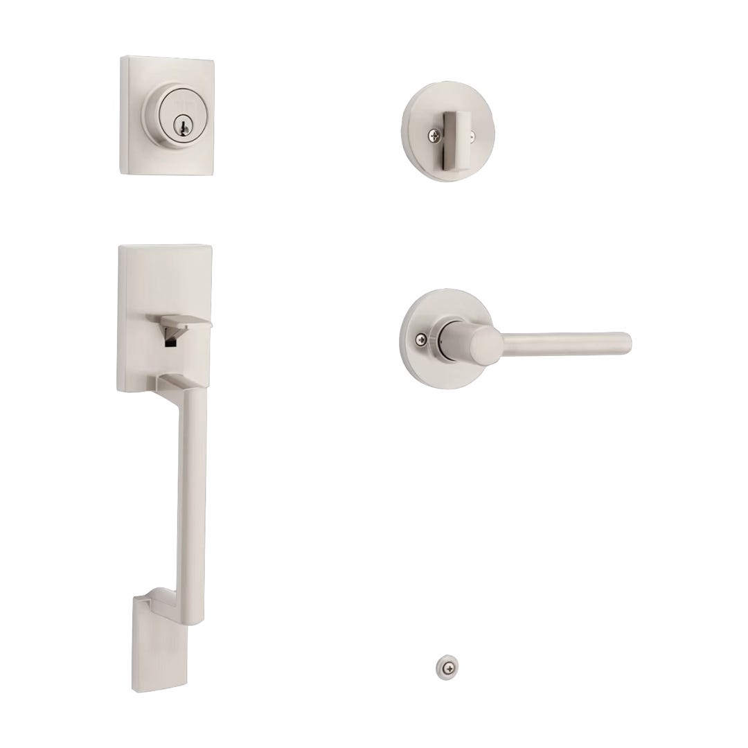 BRANTON Entry Lock, Satin Nickel