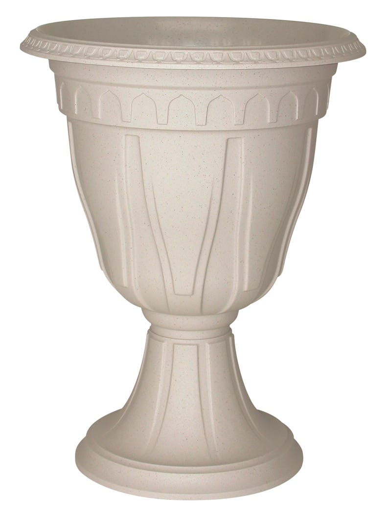 Dcn Azura Planter, Granite, 15.25-in.
