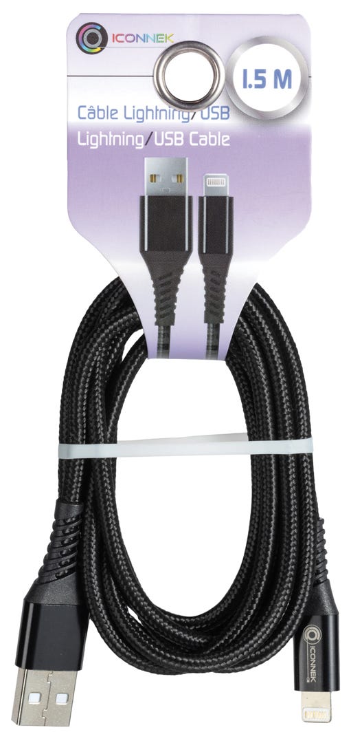 USB Lightning Cable, Assorted