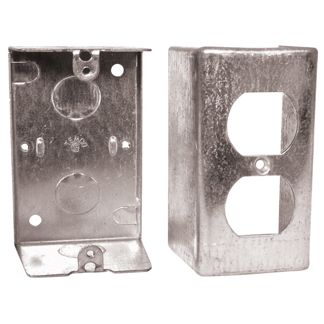 Utility Box Receptacle Duplex, 2 Pieces