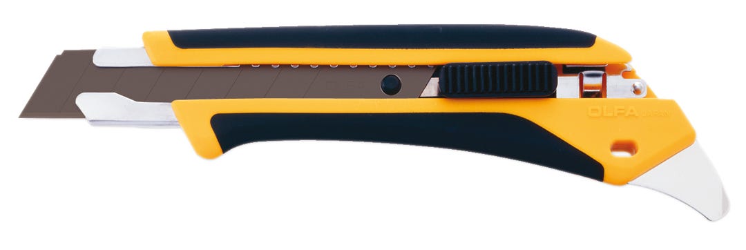 Utility Knife with Rubber Grip #La-X