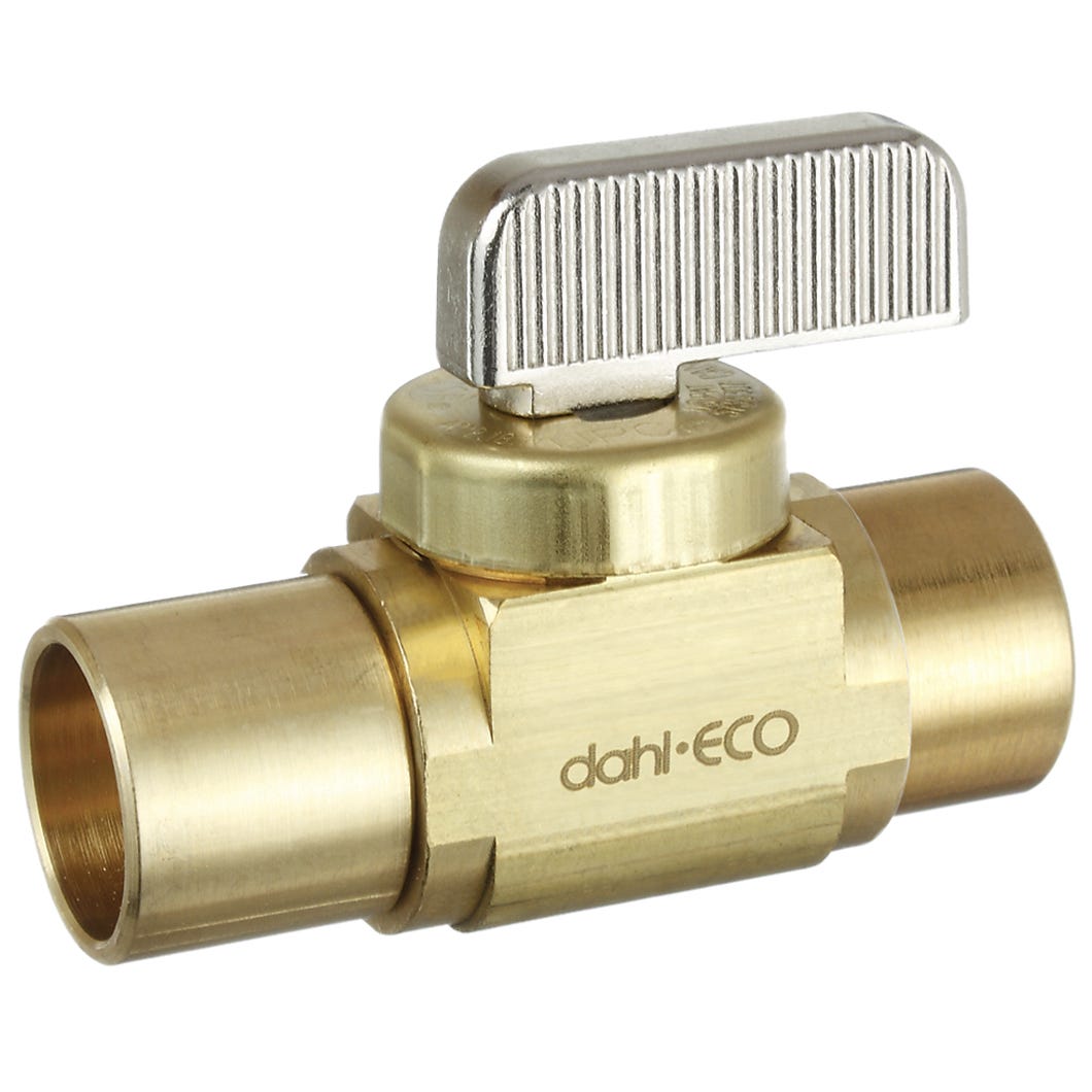 Valve In-Line Stop/Isolation, Straight, Lead-Free, 1/2 X 1/2 Fem. Solder