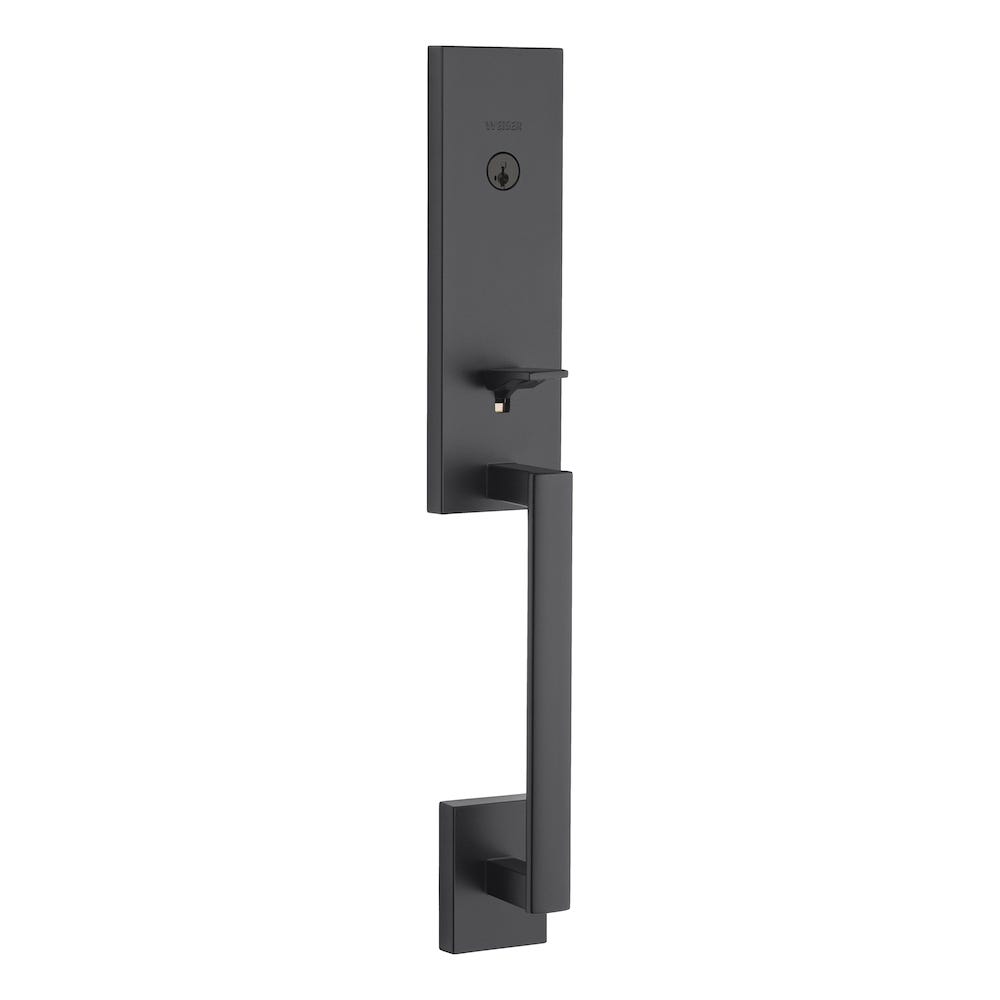 Vancouver X Halifax Entry Handleset, Matte Black