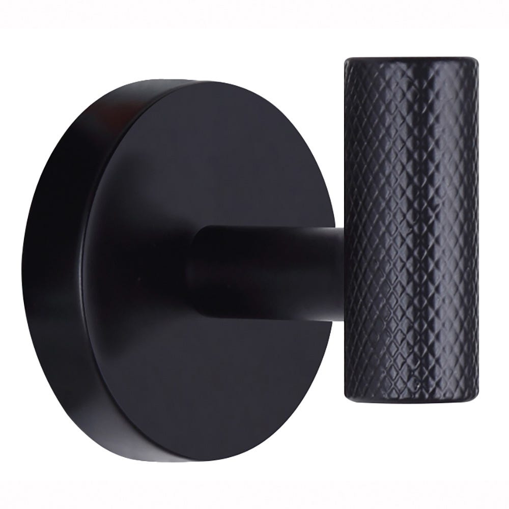 VAREN robe hook 2.25 in. X 2.25 in. X 2.5 in. - matte black