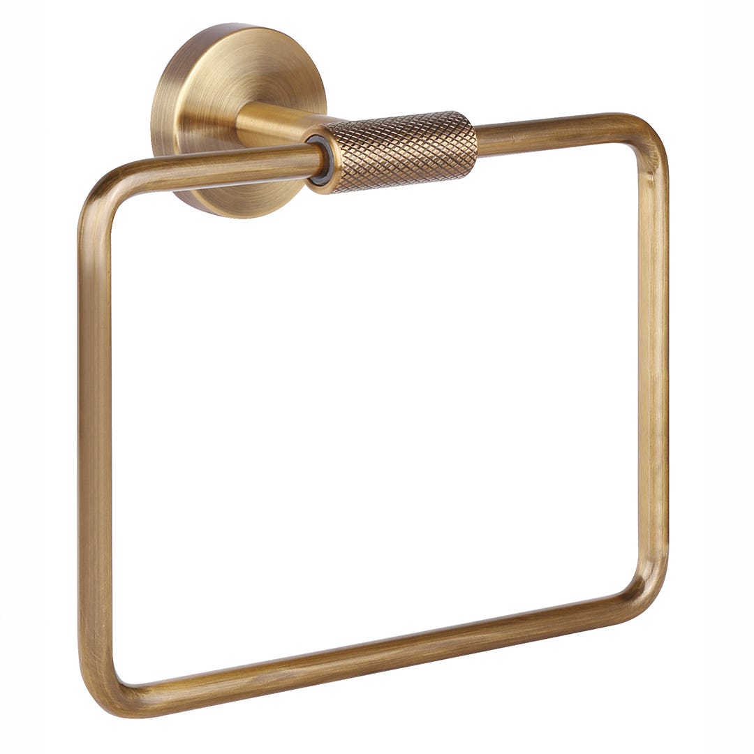 VAREN  towel ring 8 in. X 6.75 in. X 3.25 in. - gold
