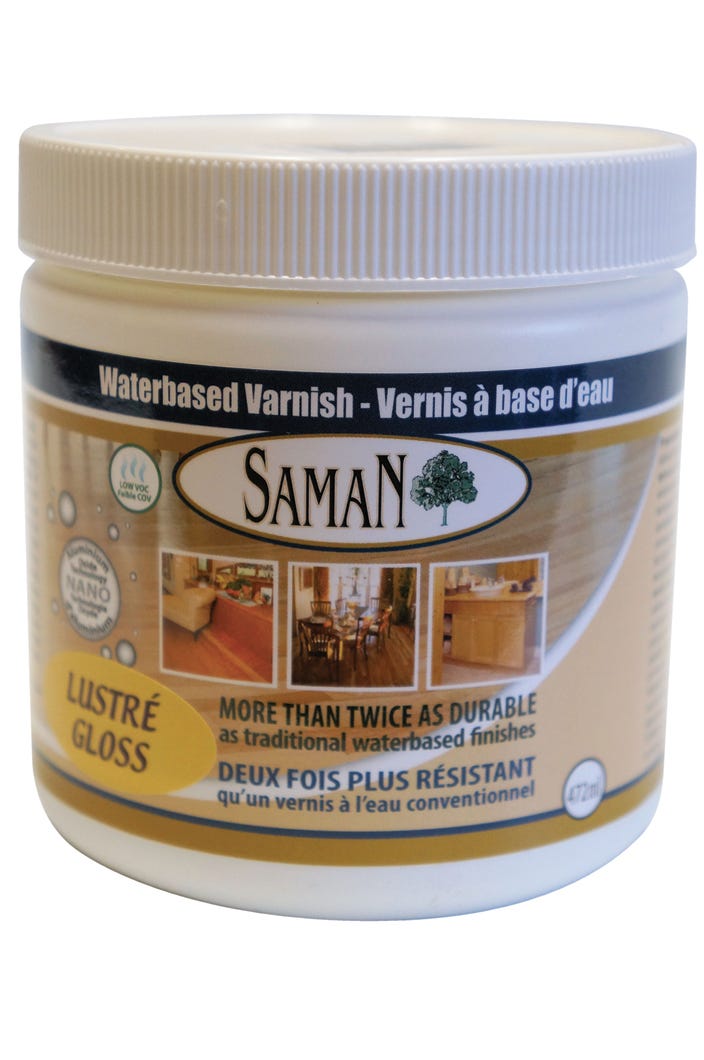 Varnish for Wood, Water-Based, 472 ml