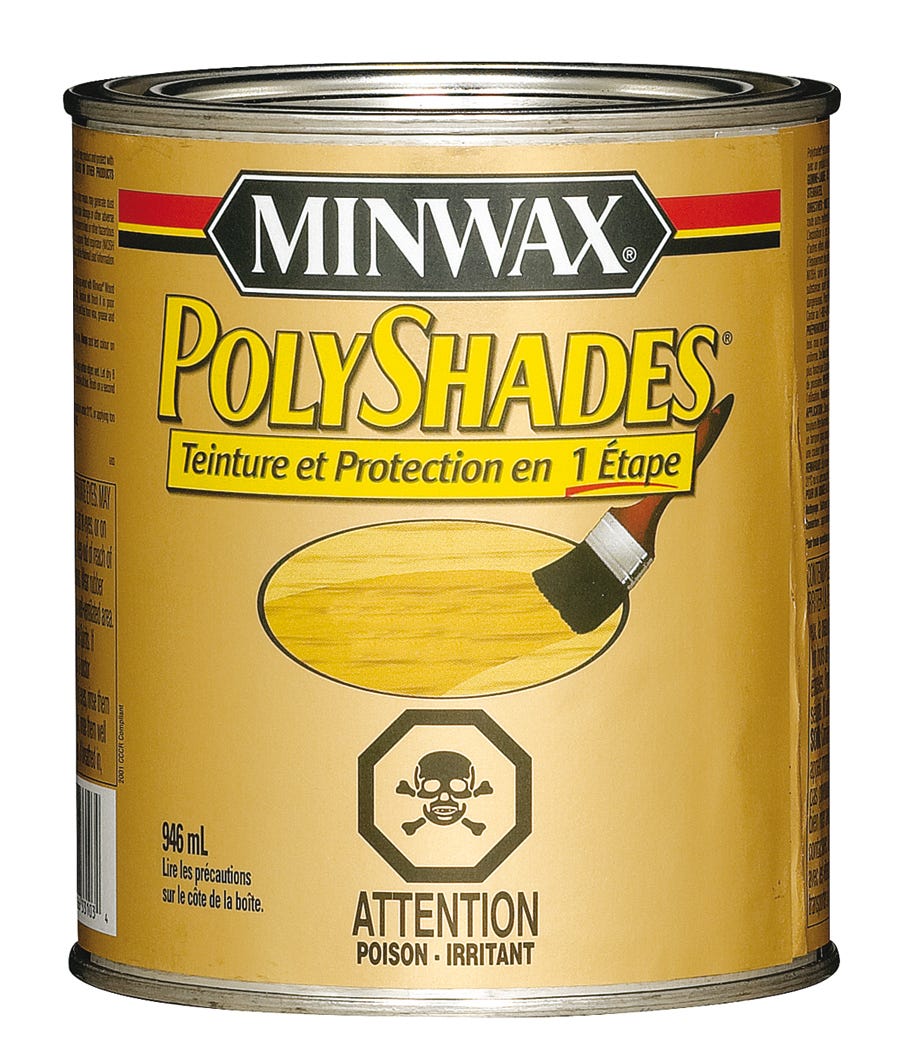 Varnish/Stain Satin Finish, Mahogany, 946 ml